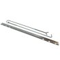 Battery Hold-Down Clamp - Plated Steel with Wing Nuts - Each - 0-087-75