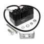 6 x 3W LED Work Lamp with 450mm Flying Lead - Black, 12/24V, IP67 - 0-420-71