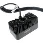 6 x 3W LED Work Lamp with Magnetic Base and 450mm Flying Lead - Black, 12/24V - 0-420-72