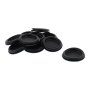 Black PVC Blanking Grommets for 31.75mm (Pack of 10) - 0-452-20