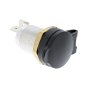 DIN Socket with Cap fits 18mm diameter panel hole - 16A Max - Each - 0-601-19