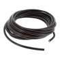 Black Copper Core PVC Starter Cable, 20mm x 10m - 0-980-01