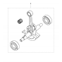 Crankshaft for Husqvarna 131 RB