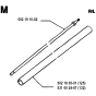 Shaft for Husqvarna 132RD