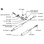 Shaft for Husqvarna 132RD