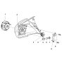 Clutch Cover for Husqvarna 136Li