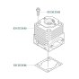 Cylinder Assembly for Husqvarna
