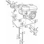 Engine and Mounts for GX160K1