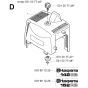 Cylinder Cover for Husqvarna 152RB