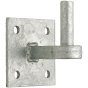 19mm Hooks on 4" x 4" Plates Galv - 153EX019GV