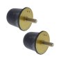 Shock Mounts Bottom Console Kit for Wacker WP 1550 (REV 111) - OEM No. 0130961