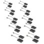 10x Carbon-Brush Set for Bosch GSW 20-230 H, GWS 22-180 H Angle Grinders - 1607000480
