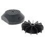 Motor Cooling Fan & Fan Cover for Belle BC350 Bench Saws - 171.2.015