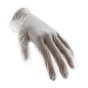 White Vinyl Disposable Gloves Medium 100 Pack
