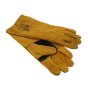 MIG WELDING GAUNTLET SIZE 10 SPLIT LEATHER 16" REINFORCED PALM