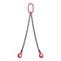 2 metre 8mm 2-Leg Chain Sling with Clevis Sling Hooks Self Locking Type