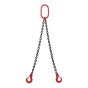 2 metre 8mm 2-Leg Chain Sling with Clevis Sling Hooks with Safety Catch
