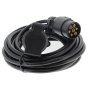 7-Pin Extension Lead, Male/Female, 6 Metre Length, Plug to Trailing Socket