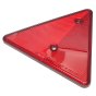 Red Triangle Reflector 140mm for Tractors and Site Equipment
