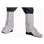 Chrome Leather Welders Gaiters, 9" Priced Per Pair, Velcro Fastened