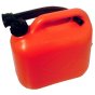 Plastic Fuel Cans, Size: 5ltr, Colour: Red - Complete with Flexi Spout