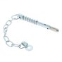 Spring Loaded Sword Pin 120mm Zinc Plated Fastener