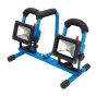 Silverline LED Tripod Twin Site Light