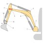 Position 7 Bush for JCB 15C-1 Mini Excavators