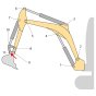 Position 11 Bush for JCB 15C-1 Mini Excavators - Replaces 401/N7193