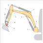 Pin (Position 11) for JCB 8026 CTS Mini Excavators