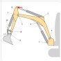 Bush (Position 6) for JCB 802 Super Mini Excavator