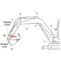 Pin (Position 8) fits Kubota KX015-4 Mini Excavator - Non-Genuine