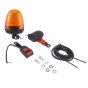 Seatbelt Warning System LED Spigot Amber Din Beacon - 12/24V ***LAST STOCK***