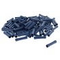 Butt Connector Blue 2.5mm Diameter Electrical Fitting - 100 Pack