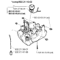 Crankcase for Husqvarna 232 L