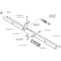 Shaft Assembly for Husqvarna 232RJ
