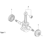 Crankshaft Assembly Husqvarna 240