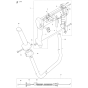 Handle & Controls for Husqvarna 241RJ