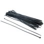 Cable Ties 4.8mm x 370mm Black Nylon - 100 Pack