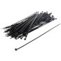 Cable Ties 4.8mm x 300mm Black Nylon 100 Pack