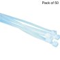 White Cable Ties Size: 13 x 560mm, Pack of 50