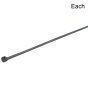 Cable Tie 4.8mm x 370mm Silver Nylon, Single