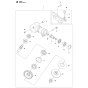 Gear Assembly for Husqvarna 253RB