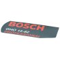 Manufacturer's Nameplate for Bosch GHO 15-82 Portable Planers - 2609132301