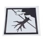 Fish/Tree Environmental Hazard Warning Diamond Label 100mm x 100mm