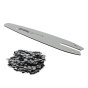 65 Link 1/4"P 1.1mm Chain and 12" Bar Kit for Stihl MSA 161 T Chainsaws