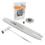 16" 3/8"P(.050") Chain Bar Sprocket & Spanner Kit for Stihl MS200 Chainsaws