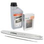 30" .404" 1.6mm (.063") Chain Bar Oil & File for Stihl MS880 Chainsaws