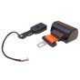 Retractable 2 Point Seat Belt - 3 Wire - Orange