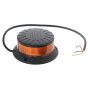 LED Amber/Orange Flashing Micro Beacon - 3 Bolt Fixing